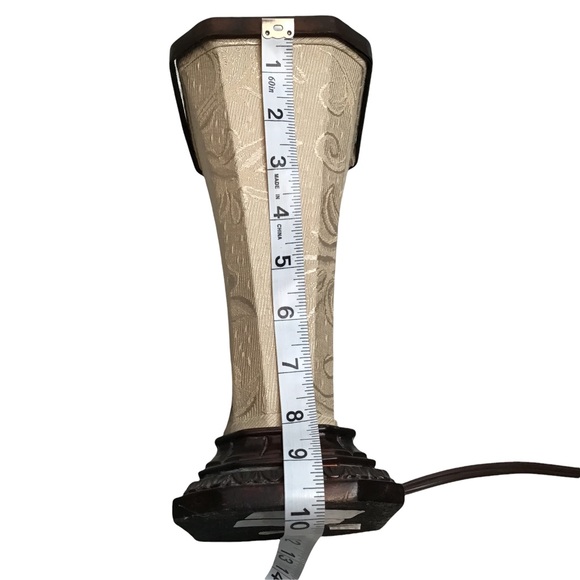 10” High Antique Low Light Nightlight Fabric & Metal (Bulb Included) - Picture 8 of 14